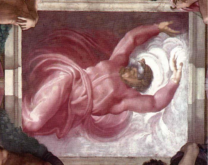 Michelangelo Buonarroti Separation of Light from Darkness oil painting image